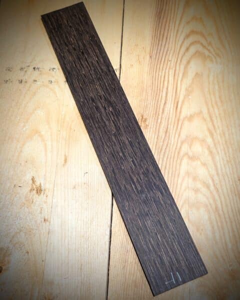 Black Palm Fingerboard Blank