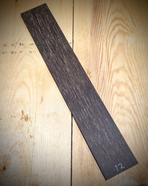 Black Palm Fingerboard Blank