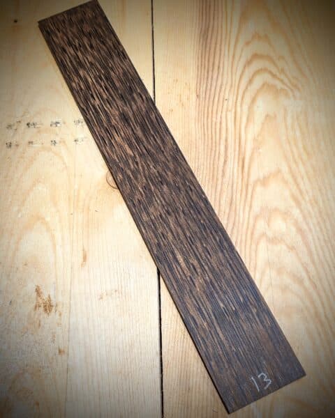 Black Palm Fingerboard Blank