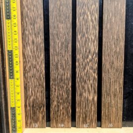 Black Palm Fingerboard Blank