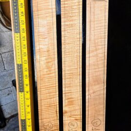 Flame Maple Guitar Fingerboard Blank