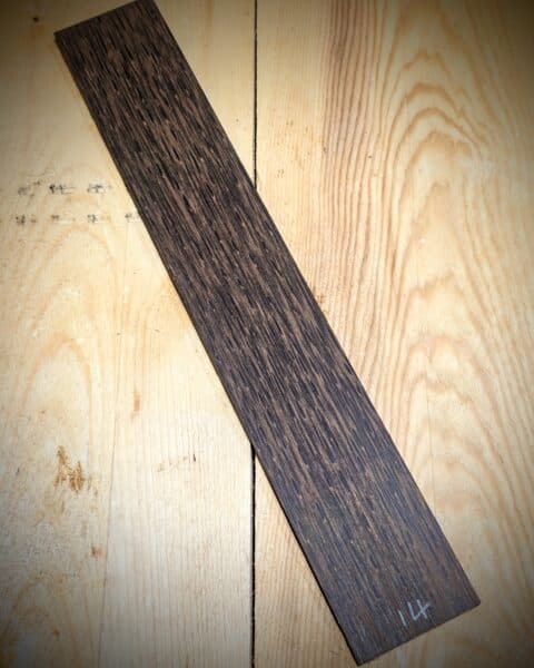 Black Palm Fingerboard Blank