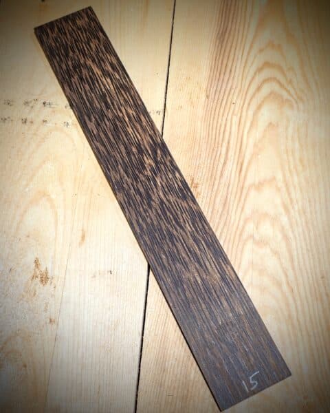 Black Palm Fingerboard Blank