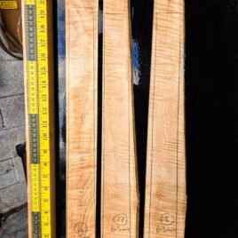 Flame Maple Guitar Fingerboard Blank
