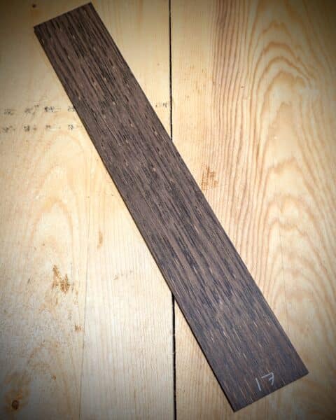 Black Palm Fingerboard Blank