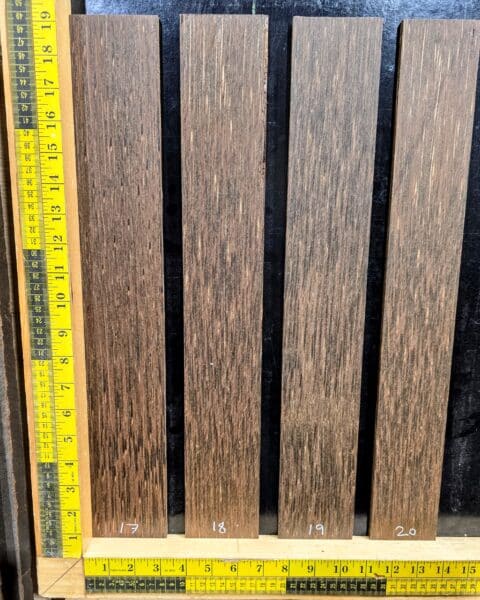 Black Palm Fingerboard Blank