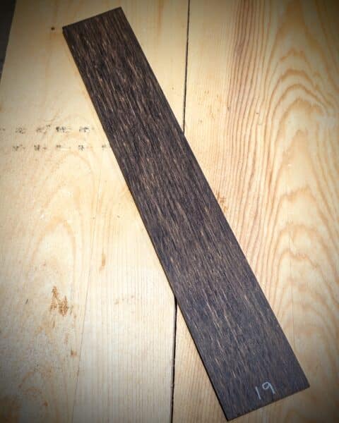 Black Palm Fingerboard Blank