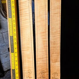 Flame Maple Guitar Fingerboard Blank