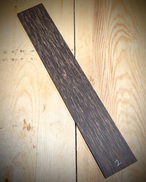 Black Palm Fingerboard Blank