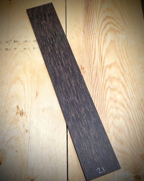 Black Palm Fingerboard Blank