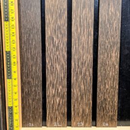 Black Palm Fingerboard Blank