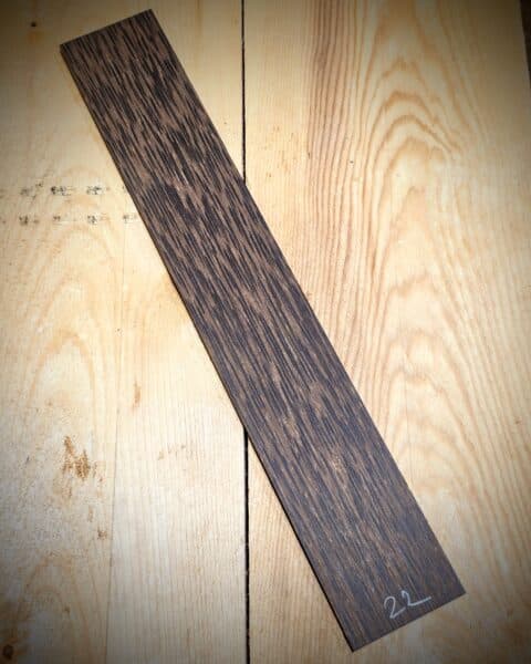 Black Palm Fingerboard Blank