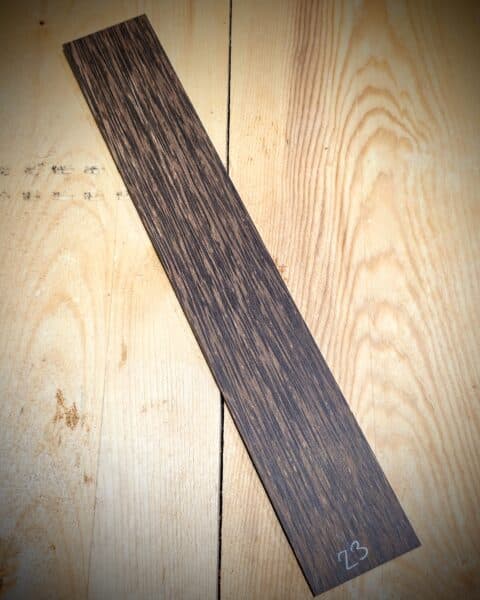 Black Palm Fingerboard Blank