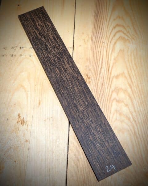 Black Palm Fingerboard Blank