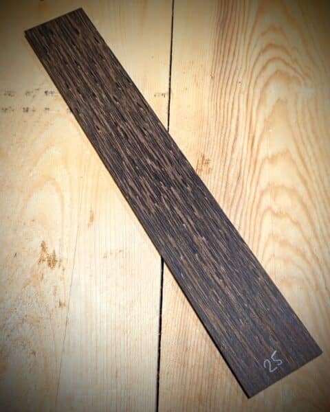 Black Palm Fingerboard Blank