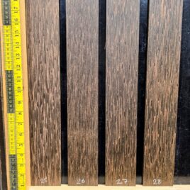 Black Palm Fingerboard Blanks