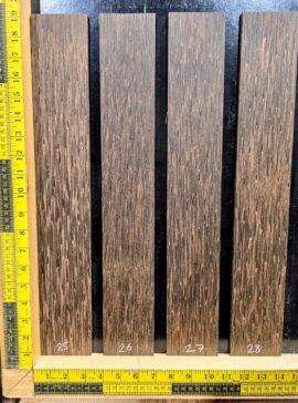 Black Palm Fingerboard Blanks