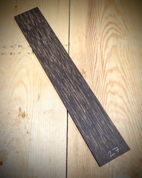 Black Palm Fingerboard Blank