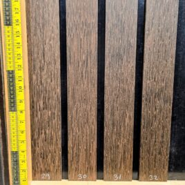 Black Palm Fingerboard Blank