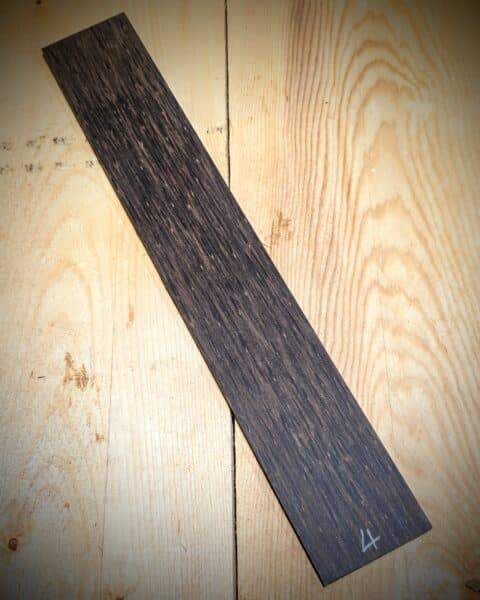 Black Palm Fingerboard Blank