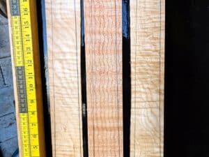 Flame Maple Guitar Fingerboard Blank