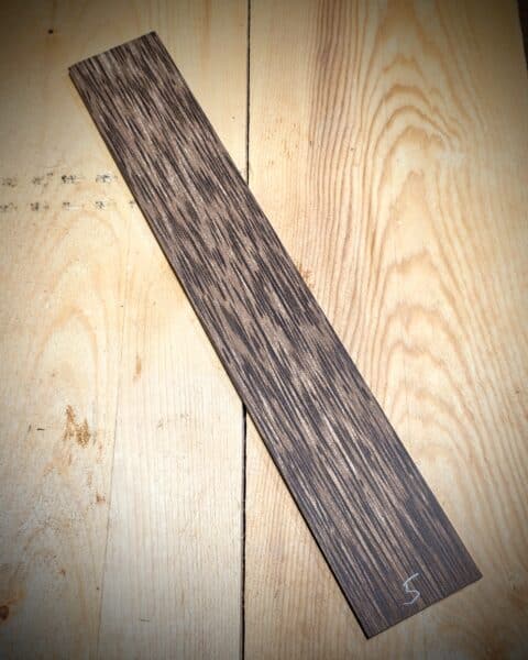 Black Palm Fingerboard Blank