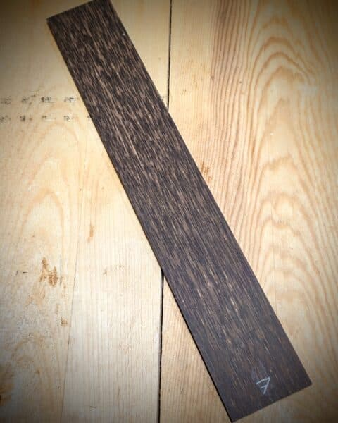 Black Palm Fingerboard Blank