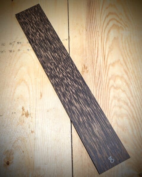 Black Palm Fingerboard Blank