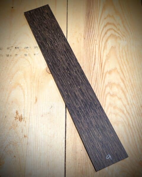 Black Palm Fingerboard Blank