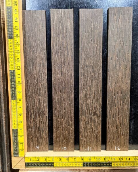 Black Palm Fingerboard Blank