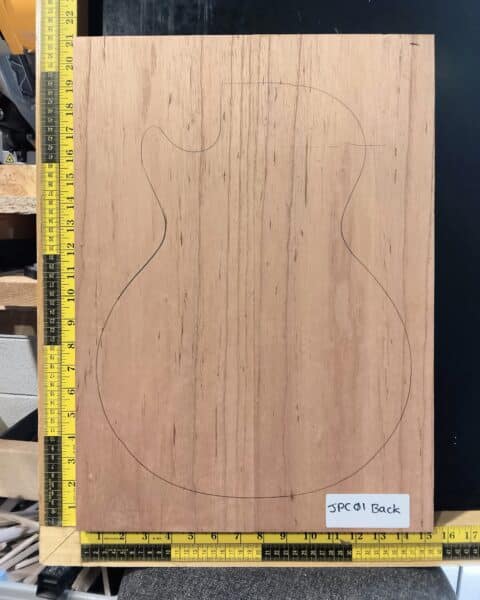 Japanese Cedar Two Piece Body Blank