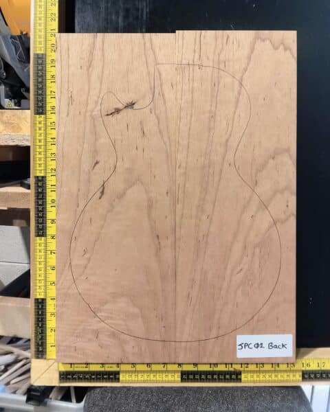 Japanese Cedar Two Piece Body Blank
