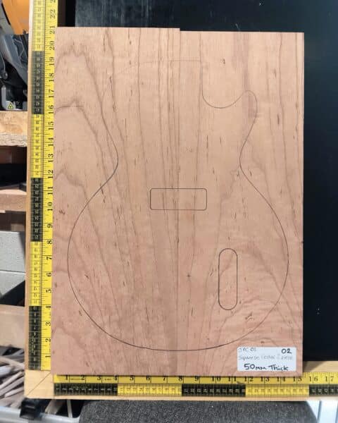 Japanese Cedar Two Piece Body Blank