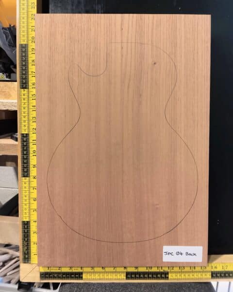 Japanese Cedar Two Piece Body Blank