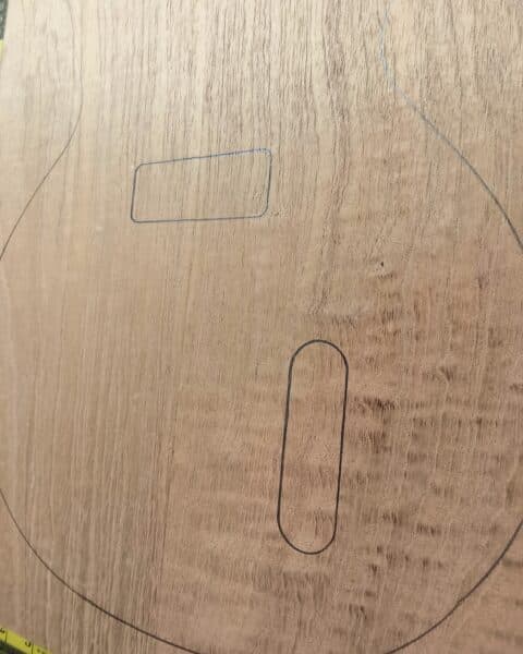 Japanese Cedar Two Piece Body Blank