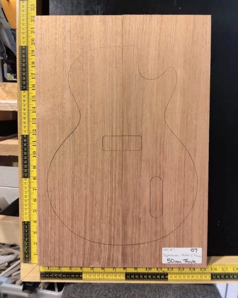 Japanese Cedar Two Piece Body Blank