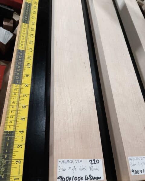 Plain Maple Guitar Neck Blank