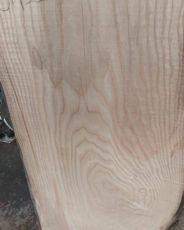 English Ripple Ash Live Edge Slab 11 | Luthierwood & Artisan Supplies