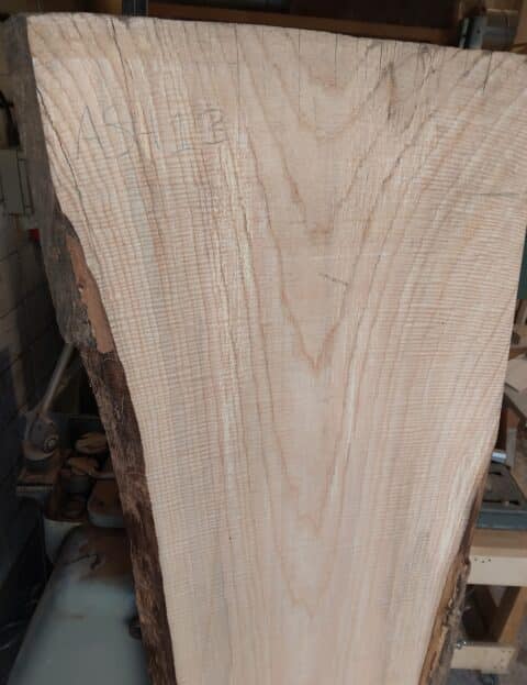 English Ripple Ash Slab