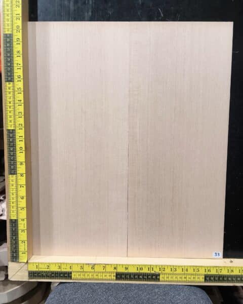 Alaskan Sitka Spruce AAA Bookmatched Acoustic Soundboard