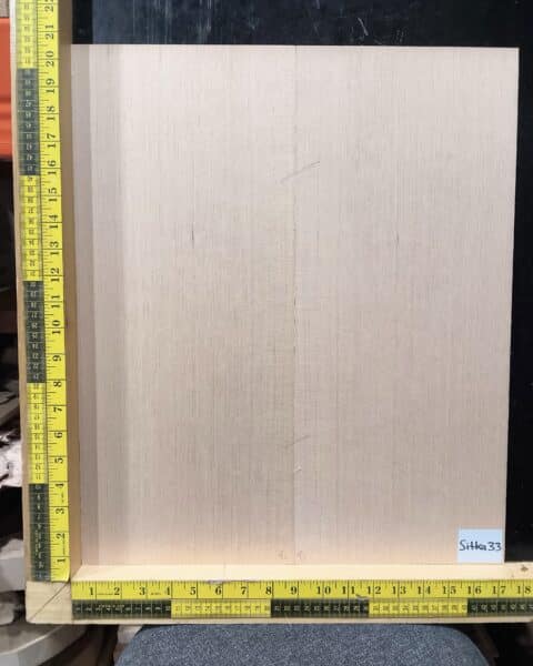 Alaskan Sitka Spruce AAA Bookmatched Acoustic Soundboard