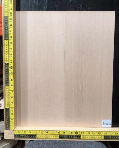 Alaskan Sitka Spruce AAA Bookmatched Acoustic Soundboard