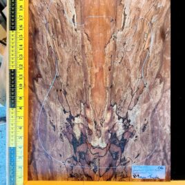 Stabilised Spalted Beech Bookmatched Top Set