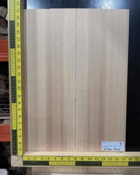 Western Red Cedar Old Growth Acoustic Soundboard