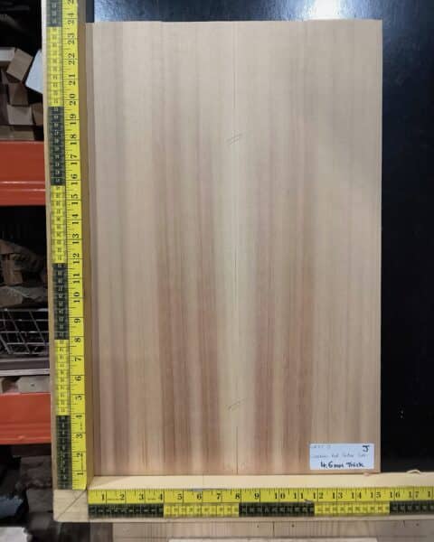 Western Red Cedar Old Growth Acoustic Soundboard