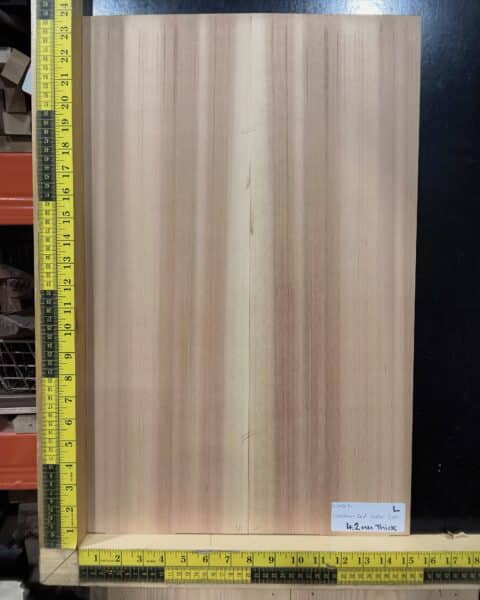 Western Red Cedar Old Growth Acoustic Soundboard