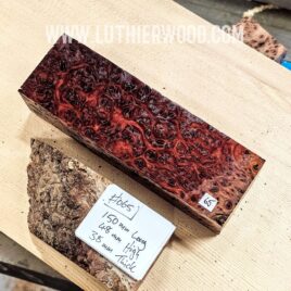 Australian Jarrah Burl Knife Scales Block