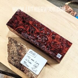 Australian Jarrah Burl Knife Scales Block