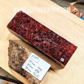 Australian Jarrah Burl Knife Scales Block 069