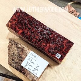 Australian Jarrah Burl Knife Scales Block 070